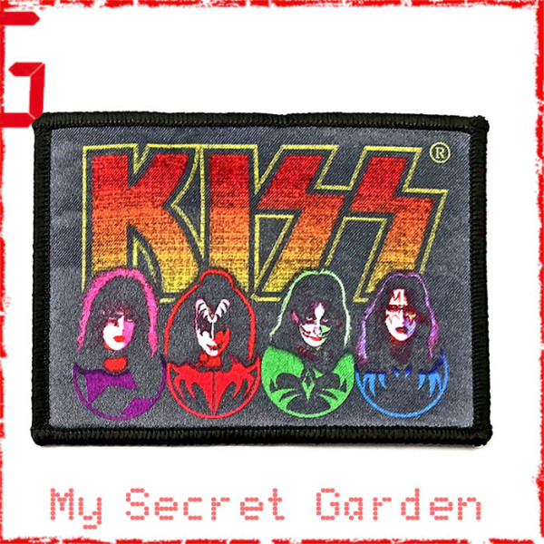 Kiss - Faces & Icons Official Iron On Standard Patch ***READY TO SHIP from Hong Kong***